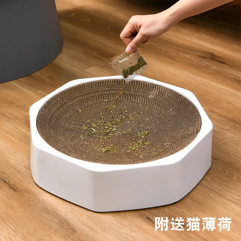 

Octagonal cat scratching board can replace corrugated paper cat scratching bowl cat toy cat litter pet supplies