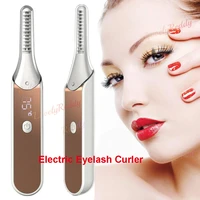 electric eyelash curler quick heated eyelash curling tools constant heating make up mascara eyelashes curling instrument