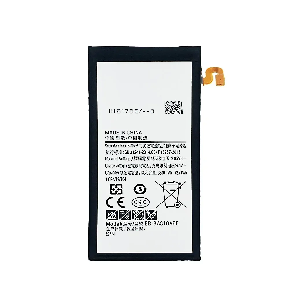 Аккумулятор EB-BA810ABE 3300 мАч для Samsung Galaxy A8 (2016) SM-A8100 SM-A810F SM-A810YZ SM-A810S/DS Аккумуляторы +