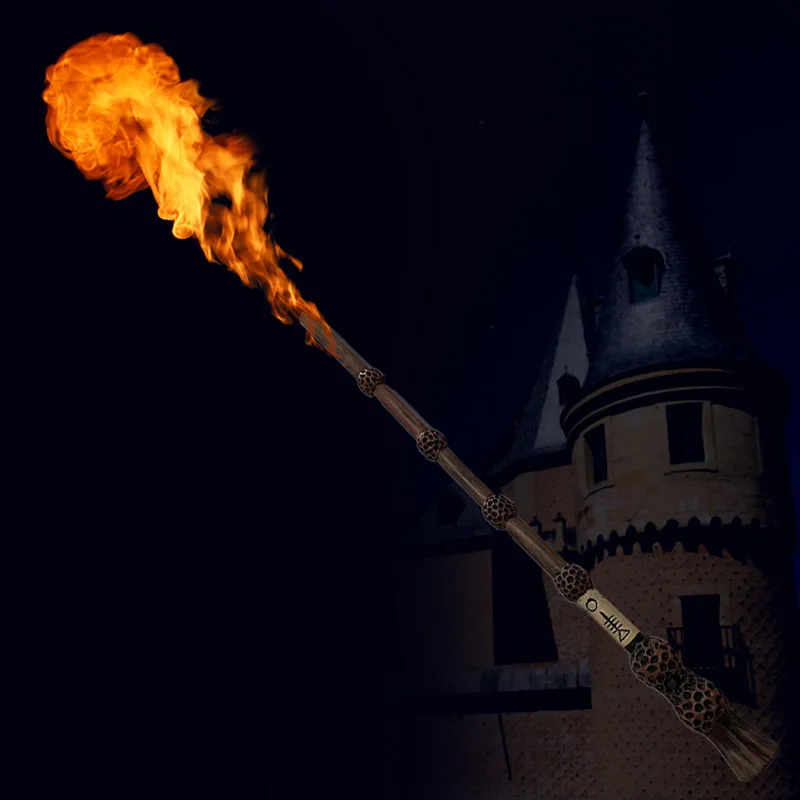 

Doki Fire Spitting Creative Magic High Imitation Wand Fire Spitting Wand Fireball Fire Script Kill New 2022