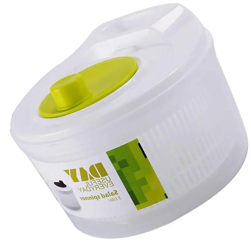 Large Salad Spinner Ręczne sitko do sałatek Odwadniacz warzyw Kosz odsączania owoców Plastikowy ociekacz Miska Gadżet kuchenny