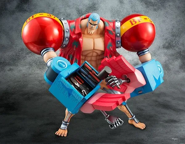 В наличии: Оригинальная статуэтка Megahouse Portrait.Of.Pirates SA-MAXIMUM Armored Franky, коллекционная фигурка, украшение, подарок для мальчика. (art.: 3920dcae17cc4) - 3920dcae17cc4