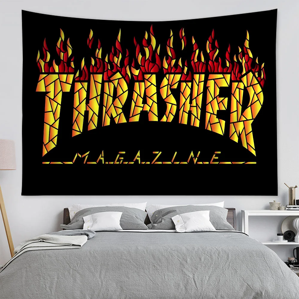 Большой настенный гобелен с принтом T-Thrasher художественная научная фантастика