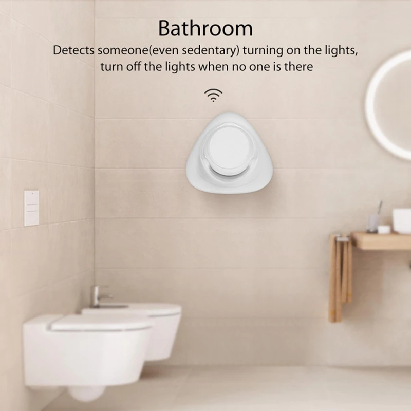 Беспроводной детектор присутствия человека Tuya Zigbee радар 24 ГГц с Wi-Fi