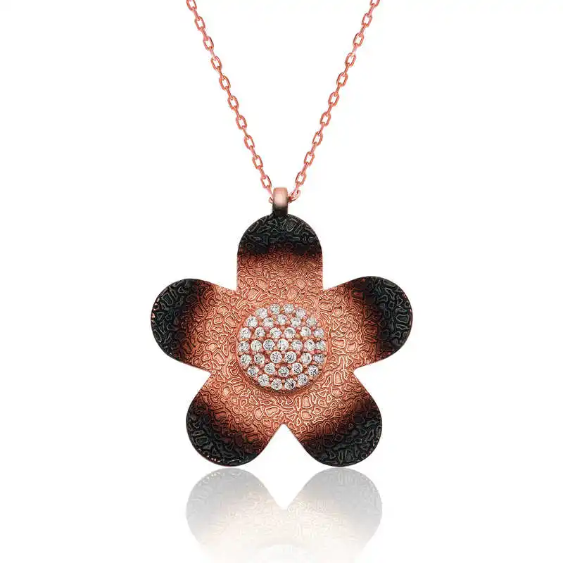 

Tevuli 925 Sterling Silver Forget Me Flower Lady Necklace