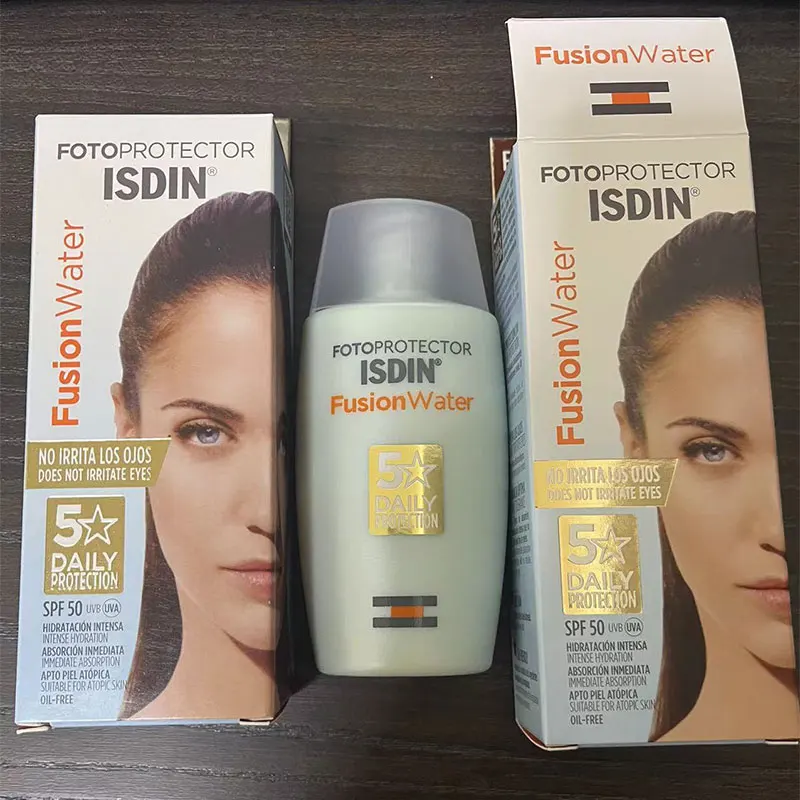 

ISDIN Sunscreen Face UV Protection SPF50 PA+++ Whitening Brightening Anti-spot Isolation Fade Spot Moisturizing Skin Care 50ML