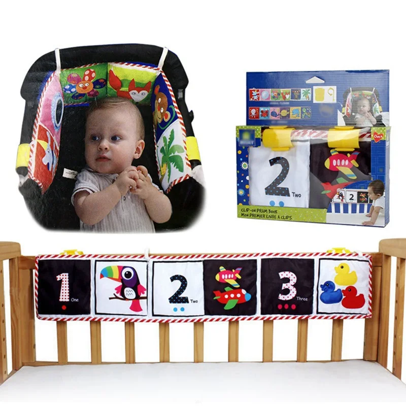 

Baby Cartoon Ruffle Cloth Book Animal Puzzle Music Toys InfantsNewborn Canvas Bed Gallery Bumper Pad 2021 Baby Toy