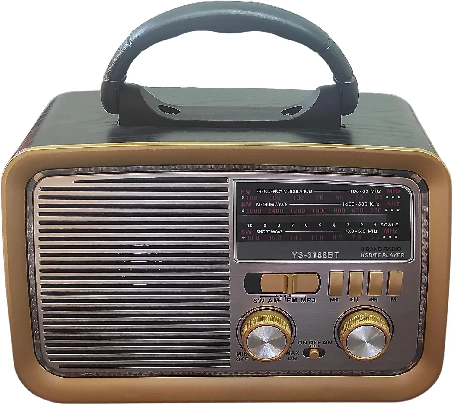 

Retro Vintage Am Fm Sw Usb Mp3 Bluetooth - Bivolt