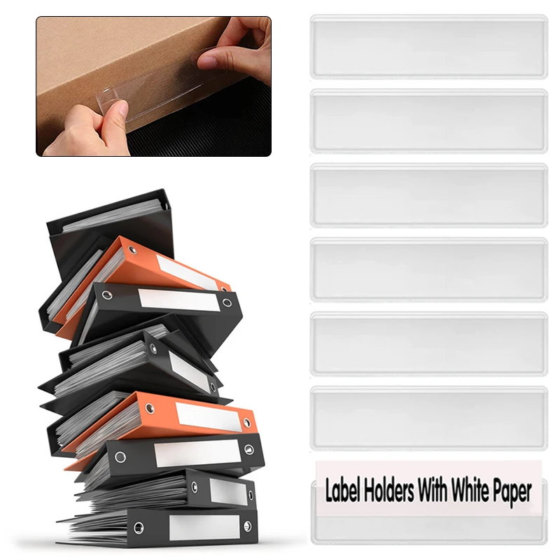 

Прозрачная Клейкая Этикетка на полку, карманы, держатель этикеток, классификация пластиковых знаков, хранение на складе, клейкая этикетка, товарный знак, 48 шт.