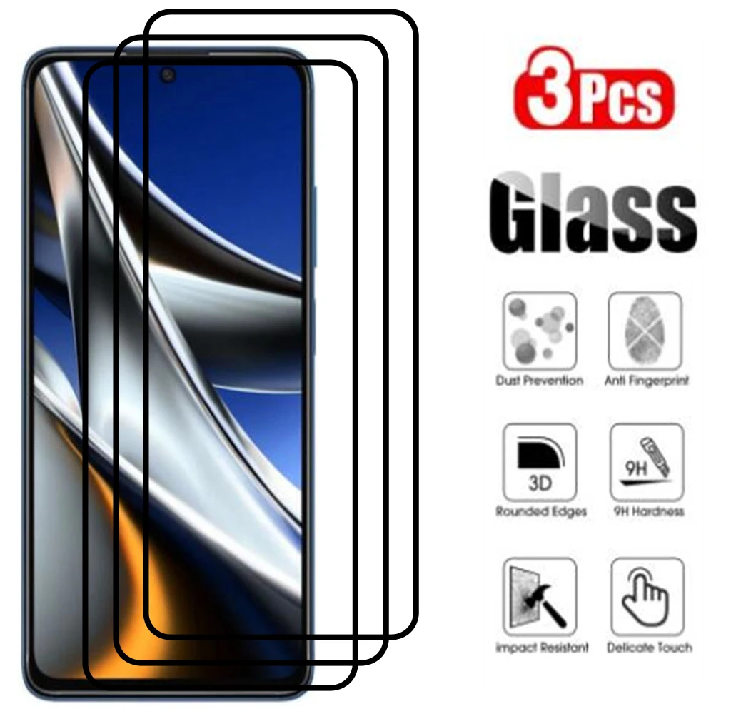 

Стекло для Xiaomi Poco X4 Pro 5G, полное покрытие, Защитное стекло для экрана Xiaomi Poco M4 Pro X3 Nfc, стекло для Xiaomi Poco F3