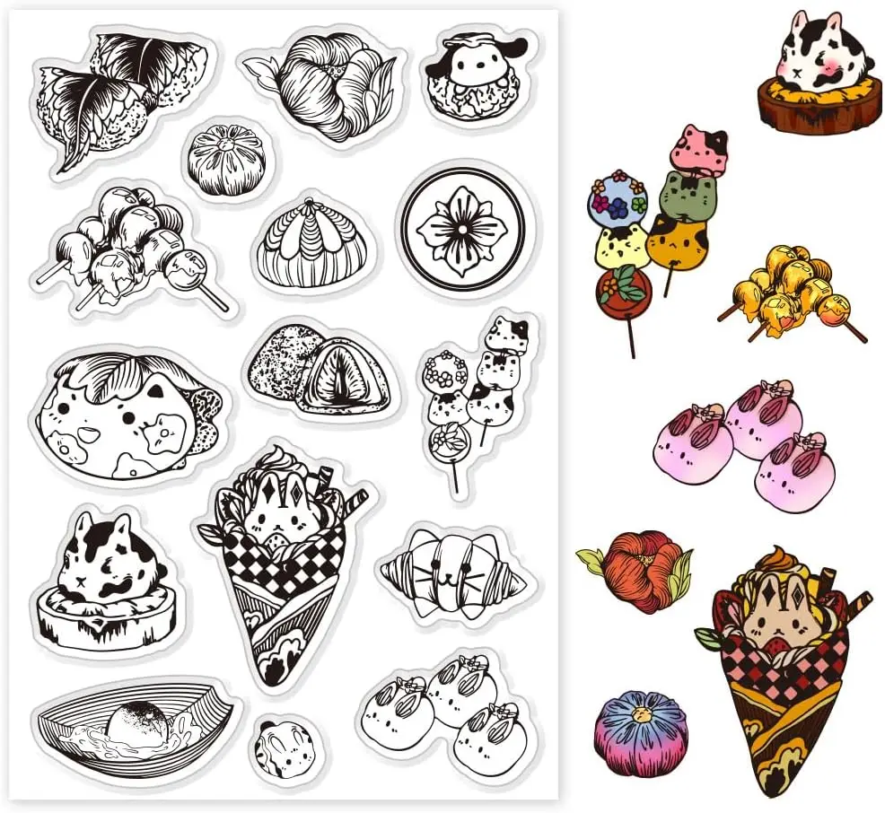 

Прозрачные штампы Beebeecraft для декорирования