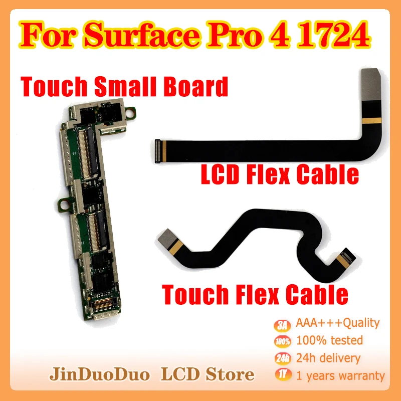 

Cable For Microsoft Surface Pro4 Pro 4 1724 Touch LCD Flex Cable Connectors Small Controller Board Replacement Part