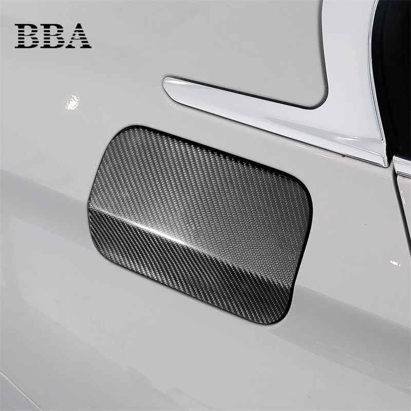 Car real carbon fiber fuel tank cover decorative stickers car modification Accessories For BMW 3 series F30 F35