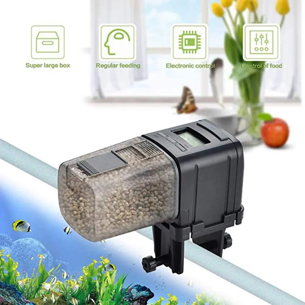 

Fish Feeder Unit Automatic Feeding Unit 20032005 Fish Automatic Feeder Af2009d Electronic 3 kinds of battery