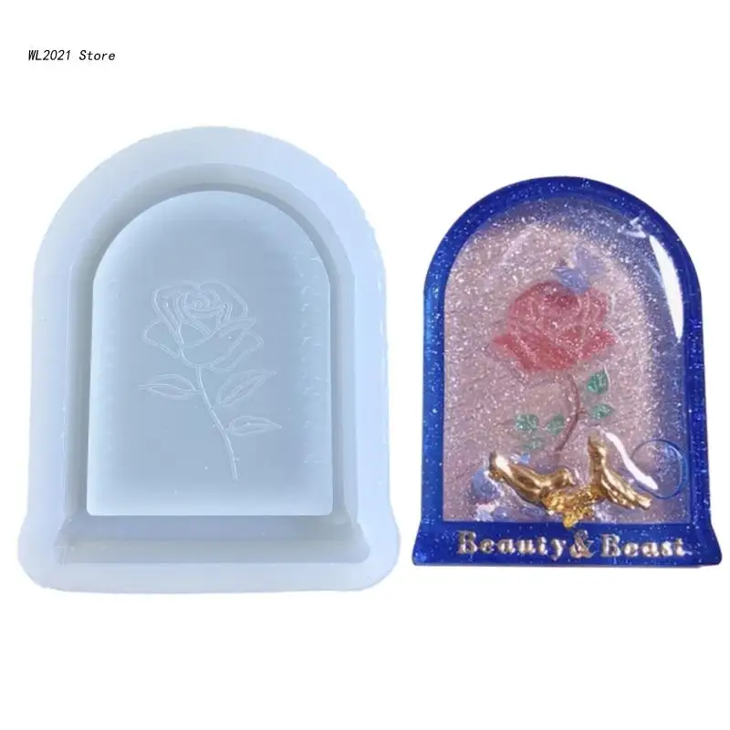 

Quicksand Resin Casting Molds,Resin Art Shaker Mold,Crystal Silicone Hollow Mold