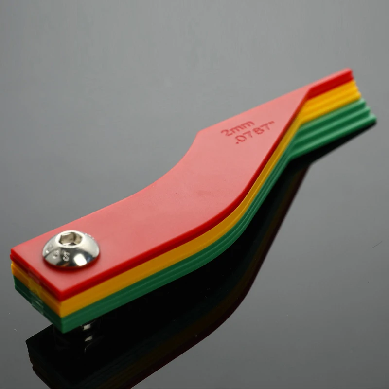 8 In 1 Brake Pad Measuring Tool Gauge Feeler Tester Scale Lining Thickness Wear Meter Thickness Gauge Handy Measuring images - 6