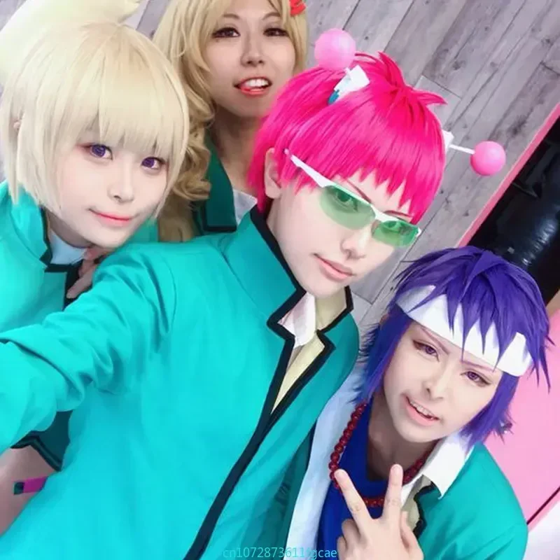 Парик для косплея K.-Nan из аниме Саики кузуо костюм Униформа топы штаны наряды