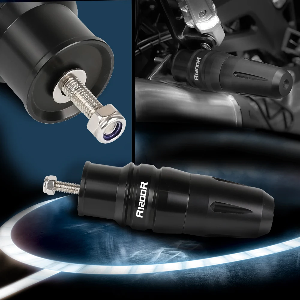 

Для BMW R1200R R 1200R R1200 R 2006-2014 2007 2008 2009 2010 мотоциклетные выхлопные слайдеры рамы противоударные Прокладки Защита от падения