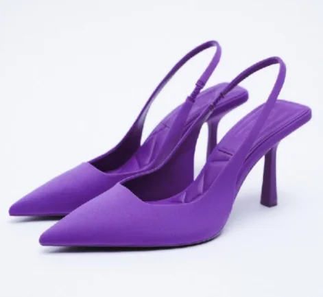 

Plus Size African Party Shoe Set Sexy Heels Shallow Pointed Pumps Sandals Ladies Slip on Crossdressers Zapatos Para Mujer Shoes
