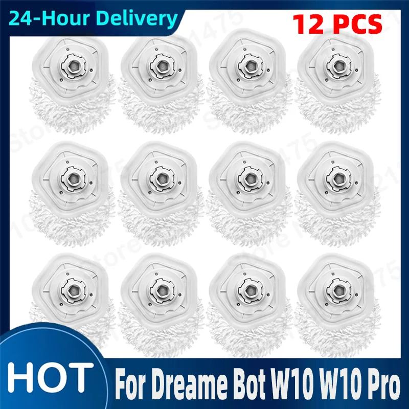 

New Separable Mop Pad Spare Parts For Dreame Bot W10 W10 Pro Robot Vacuum Self-Cleaning Mop Cloth Accessories
