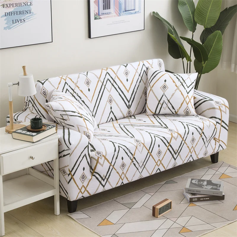 

1 2 3 4 Seater Sofa Covers for Living Room Elastic Anti Slip Spandex Sofa Slipcovers Stretch L Shape Couch Cover Home Decor