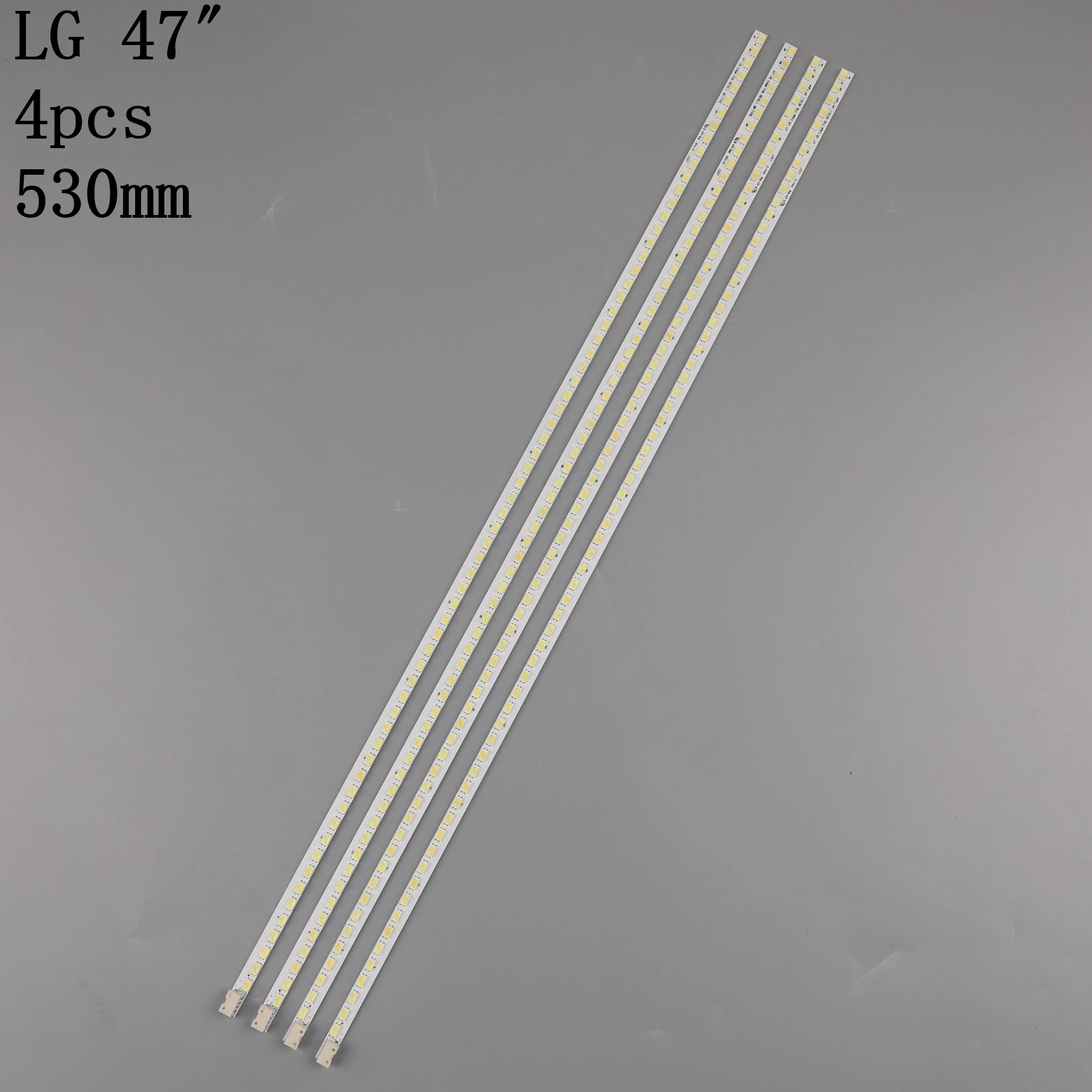 4 PCS/set 66LEDs 530mm LED backlight strip for LIG 47LE5300 3660L-0349A 3660L-0348A Innotek 47 V5 Edge REV 0.4 A B Type