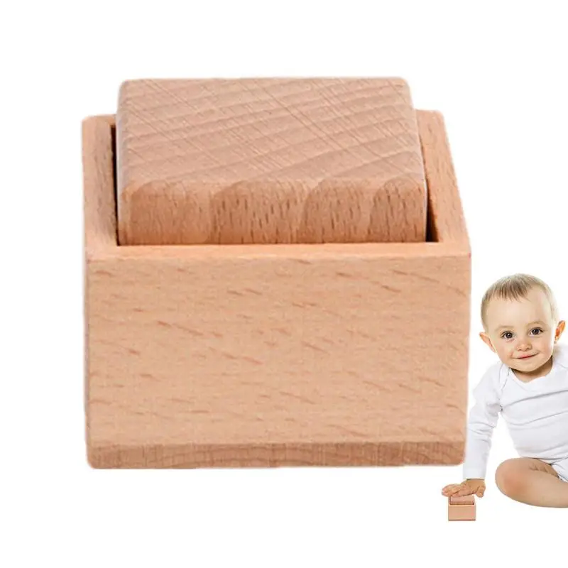 

Unisex Infant Montessori Sensory Toys Wooden Toys Hand Grasping Life Practical Toy For Toddlers Rattles 0-3 Years Old