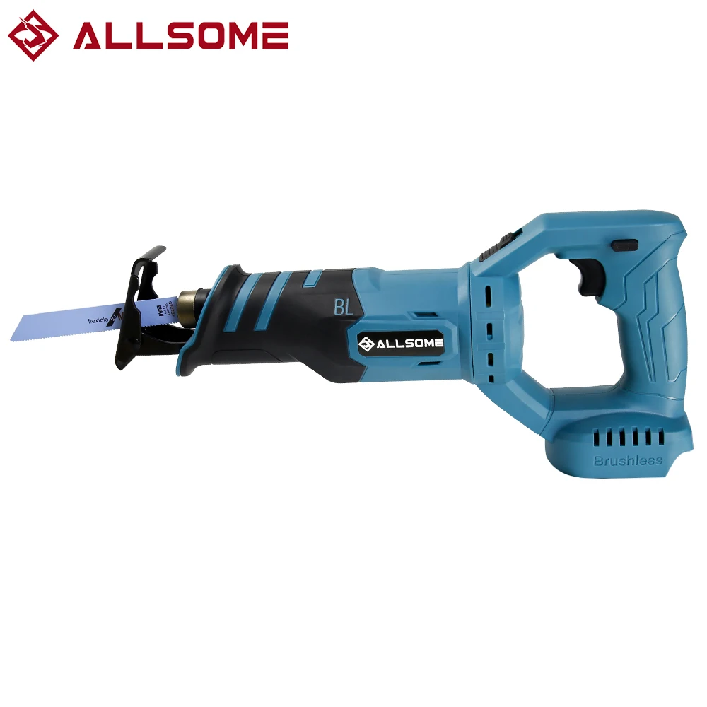 

Сабельная пила Allsome для резки дерева и металла, электрическая пила для литиевой батареи Makita 18 в