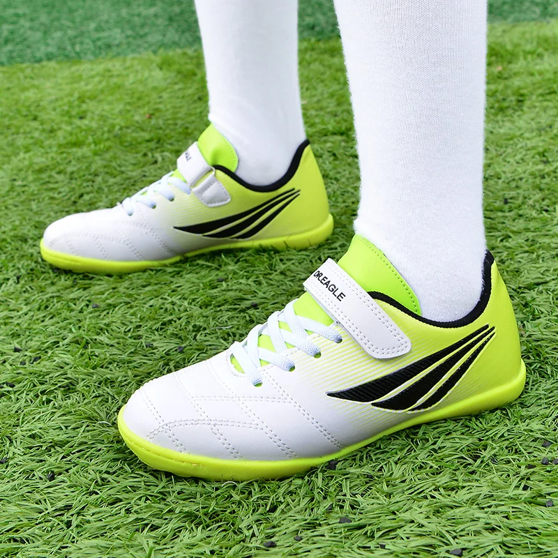 28-37# Stylish And Comfortable Breathable  Boys Girls Training Game Sneakers Indoor Outdoor Lawn Youth Student Soccer Shoes