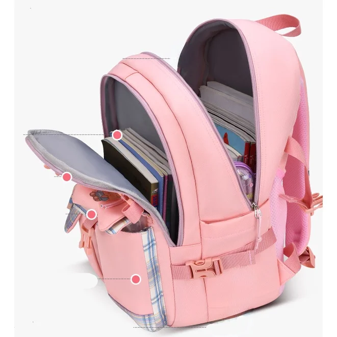 New Primary Children Cartoon Simple Large Capacity Backpacks New Girl Boy Students Lightweight Leisure Schoolbags for Travel Hot