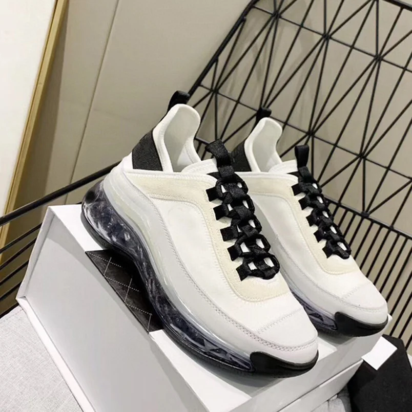 2023 new luxury men's and women's sports shoes, fashion classic leather thick-soled sneakers, lightweight breathable and comfort