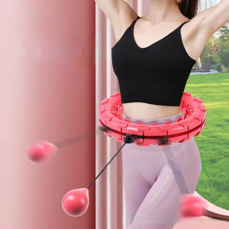 

Smart Weighted Sport Hoops 24 Section Abdominal Thin Waist Exercise Detachable Hoop Massage Fitness Circles Training Weight Loss