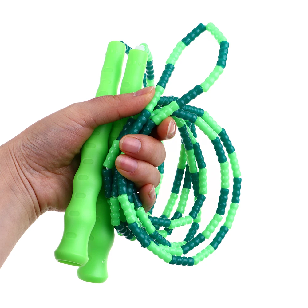 

Soft Beaded Skipping Rope Yoga Home Workout Jumping Non-slip Fat Burning Tool 1 PC
