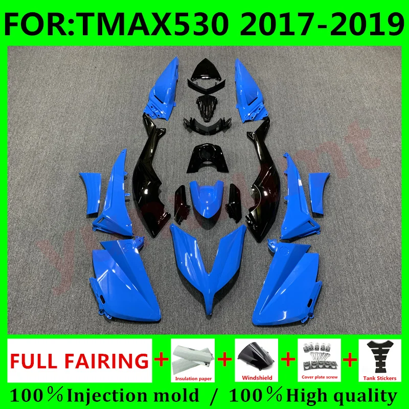 

Комплект обтекателей для YAMAHA TMAX530 Tmax 530 2017 2018 2019 T-MAX 17 18 19