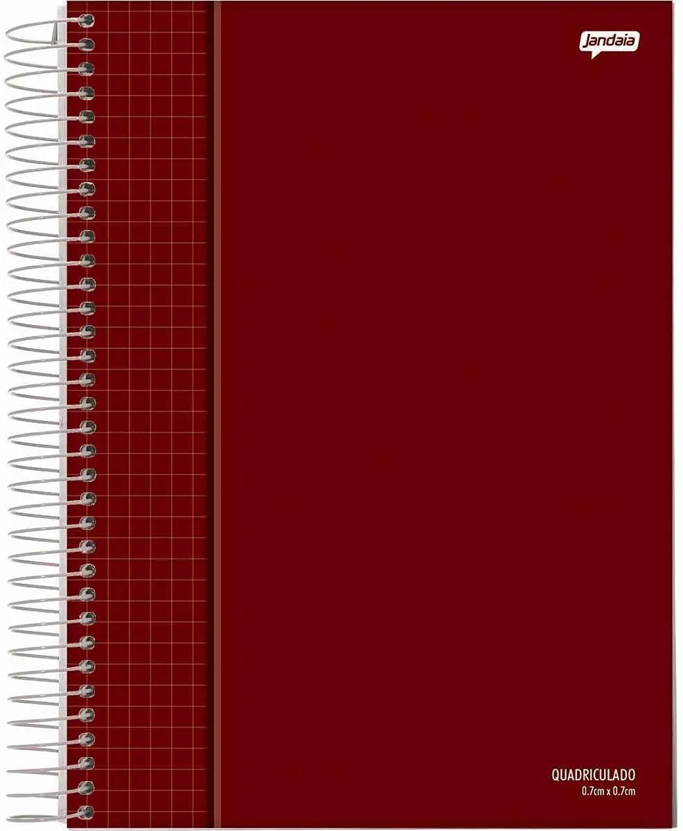 

2023 Caderno Quadriculado - Pacote com 4 Unidades Multicor