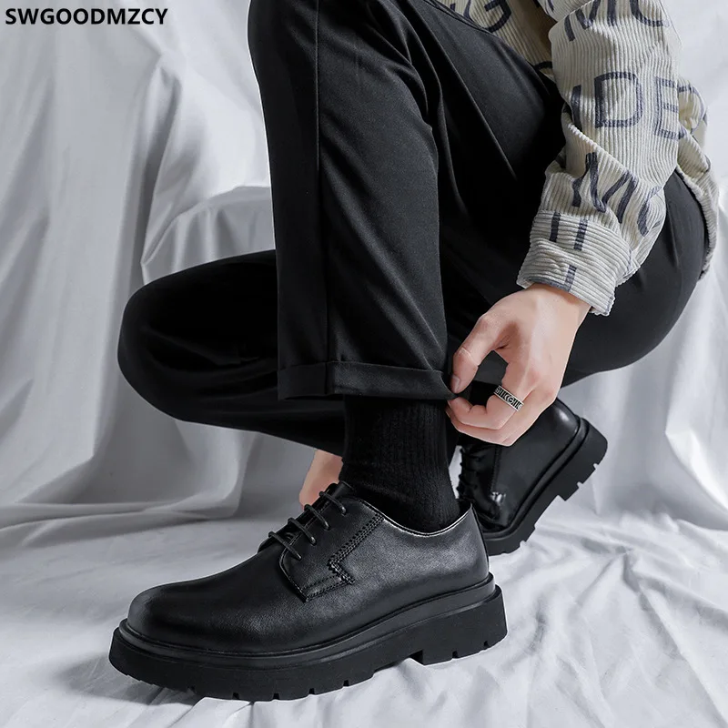 

Elegant Shoes for Men The Office Italian Leather Man Shoes Wedding Dress Casual Business Oxford Shoes for Men Platform Chaussure