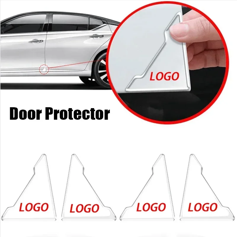 

4 Шт., Защитные Уголки Для Дверей Автомобиля, Защитные Чехлы, Защитная Полоса Для Дверей Автомобиля, Аксессуары