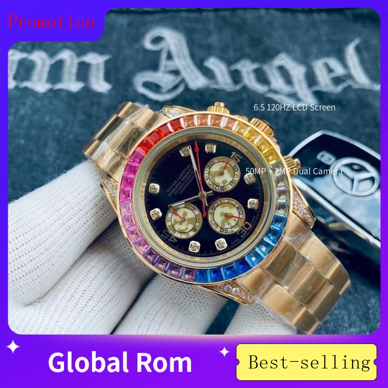 Мужские часы Laocai Hongdi Series Daytona многофункциональные шестиконтактные