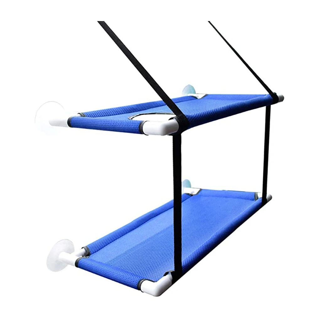 Сетчатый гамак для домашних животных подвесная кошачья кровать на присоске