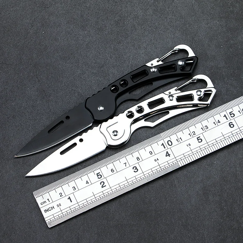 

Stainless Steel Fruit Knife, Outdoor Folding Pocket Knife, Portable Keychain Folding Knife Peeling Knives Peeling Knives