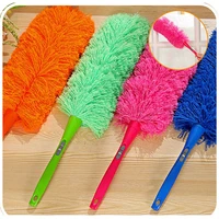 anti static natural feather duster brush wood handle household cleaning car fan furniture dust cleaner home dust removal tools