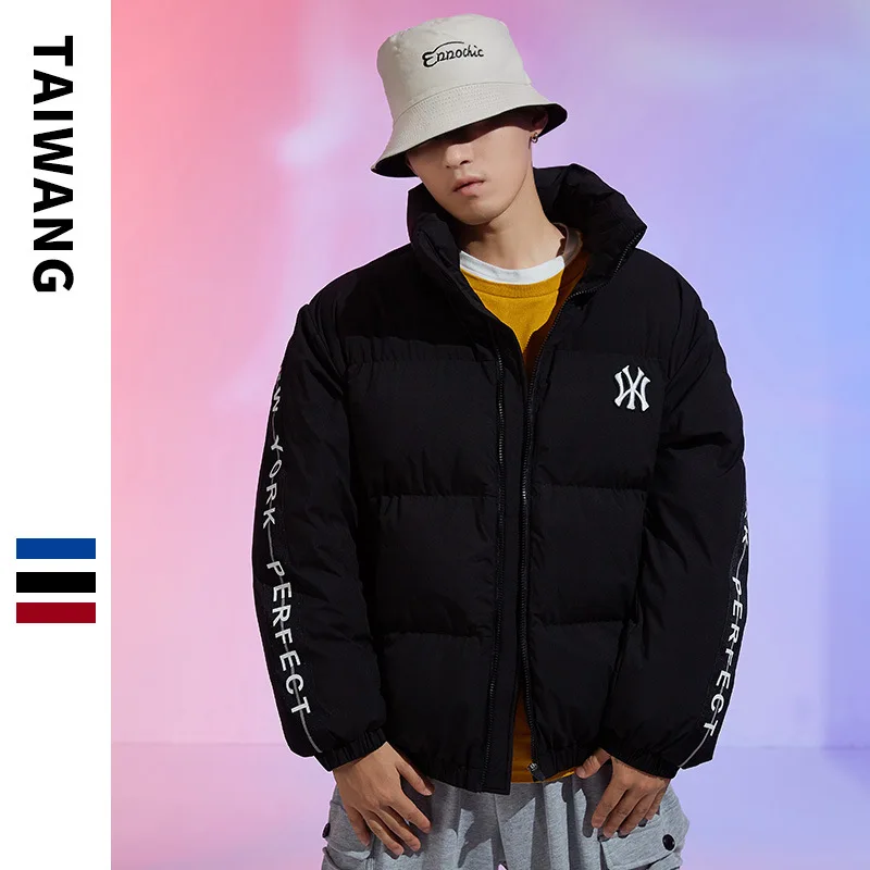 2022 Harajuku Men's Parkas Warm Thicken Fashion Coat Oversize Winter Casual Jacket Male Streetwear Hip Hop Coat Woman Parkas