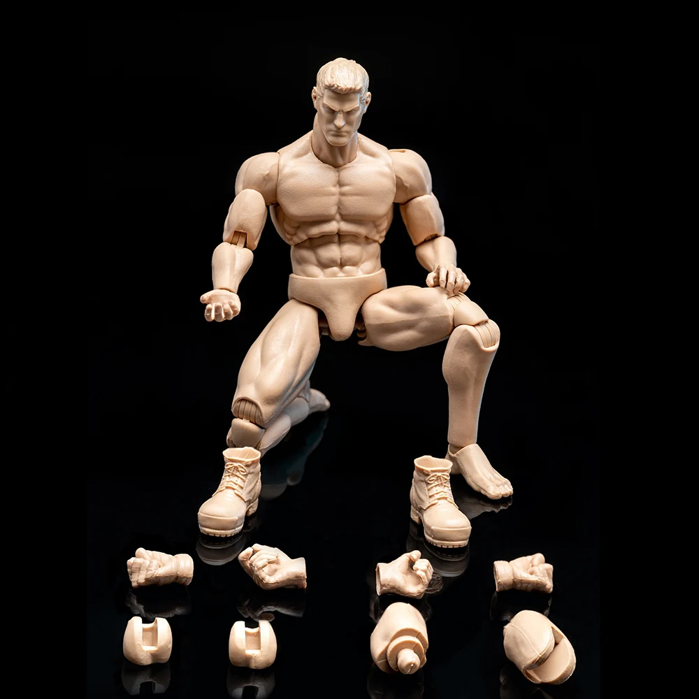 

GWToys 1/12 scale male soldier figure drawing muscle strong doll 6" action figure toy model gift