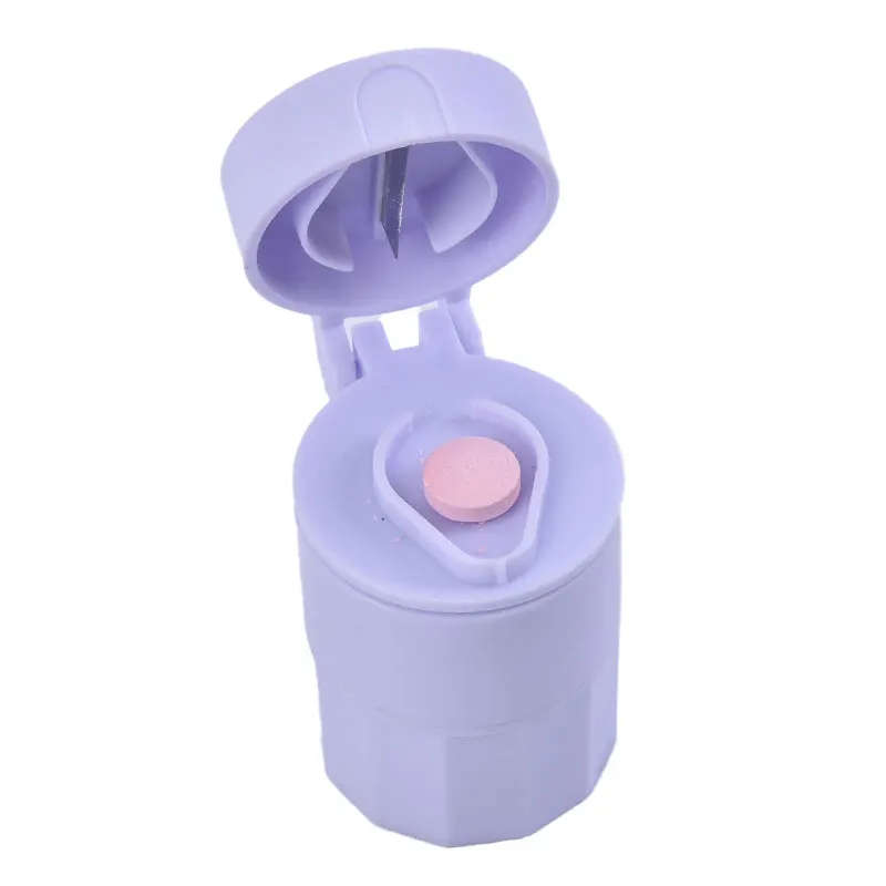 

1pcs Pill Cutter and Splitter with Dispenser Cuts Pills Vitamins Tablets Cutter Pill Case Medicine Splitter Box Storage Crusher