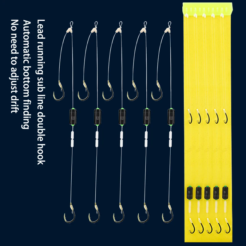 Новинка 5 шт./лот двойные крючки рыболовный крючок Япония с защелкой Вертлюг