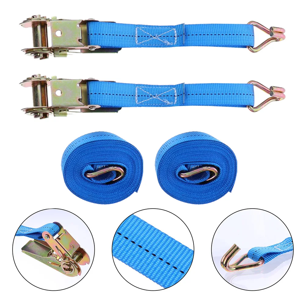 

2pcs Practical Stylish Helpful Luggage Binder Fastening Belts Tightening Belts for Cargo