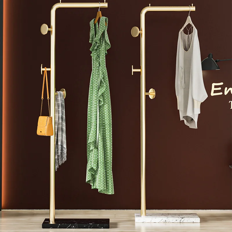 

Bedroom Metal Clothing Rack Hall Laundry Rack Storage Stand Narrow Coat Racks Hat Modern Ropero Armable Home Furniture YYY30XP