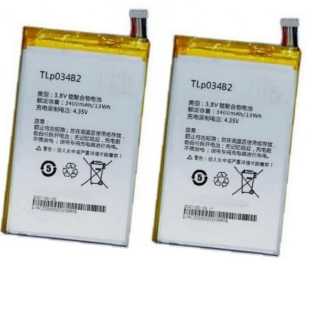 

High quality Replacement Battery TLp034B2 batteries 3400mAh For Alcatel One Touch Onetouch Hero N3 TCL Y910 Y910T batteries