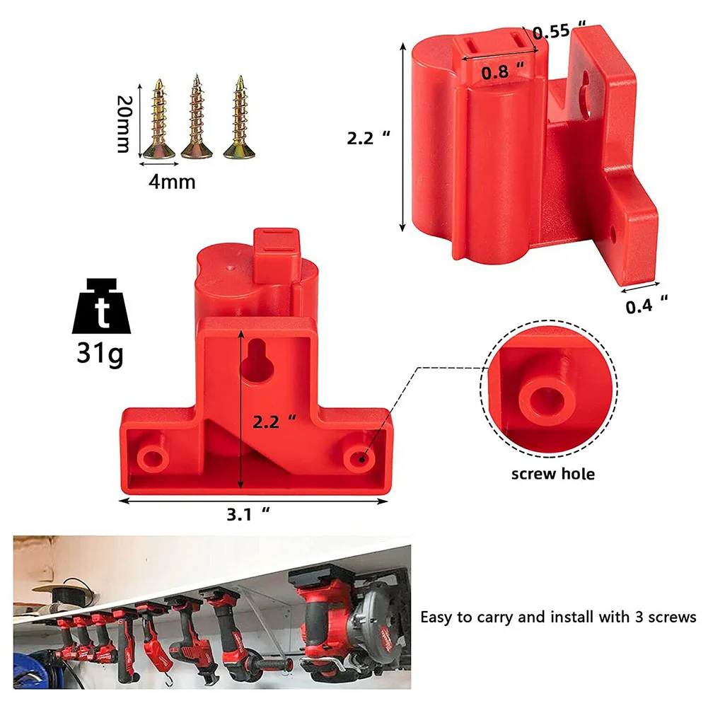 

Wall Mount Machine Storage Rack For M12 12V Fixing Device Tool Hanger Holder Bracket Electric Tool Accessories