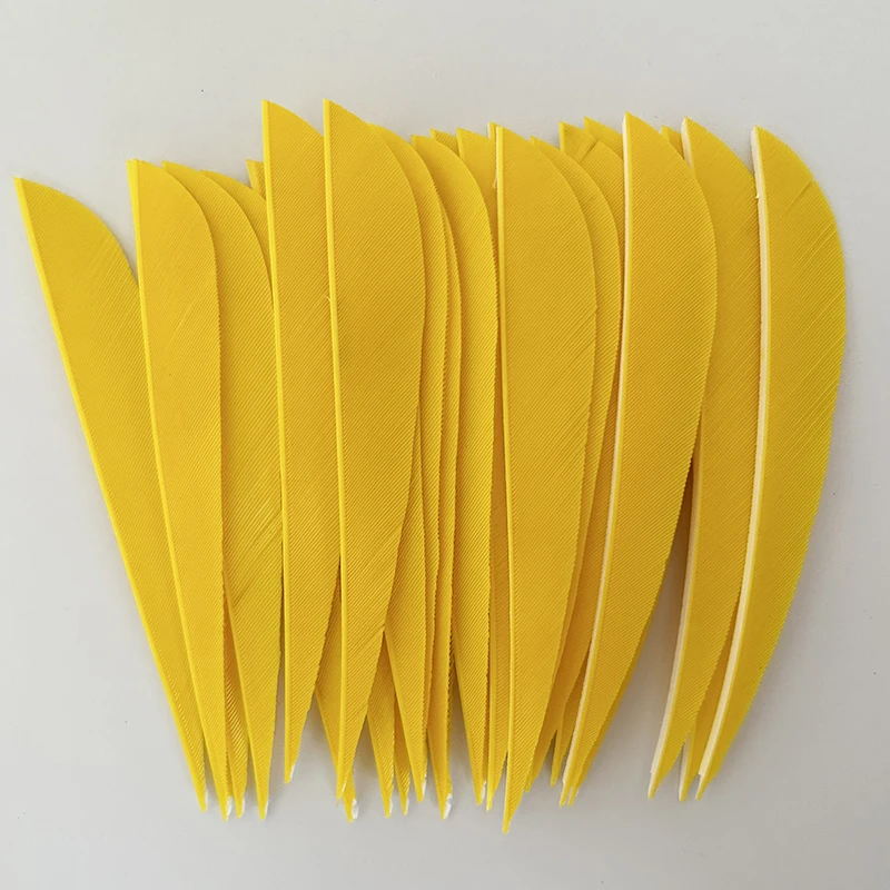 100 шт. оперения для стрельбы из лука 4 дюйма настоящие индейские перья оперение